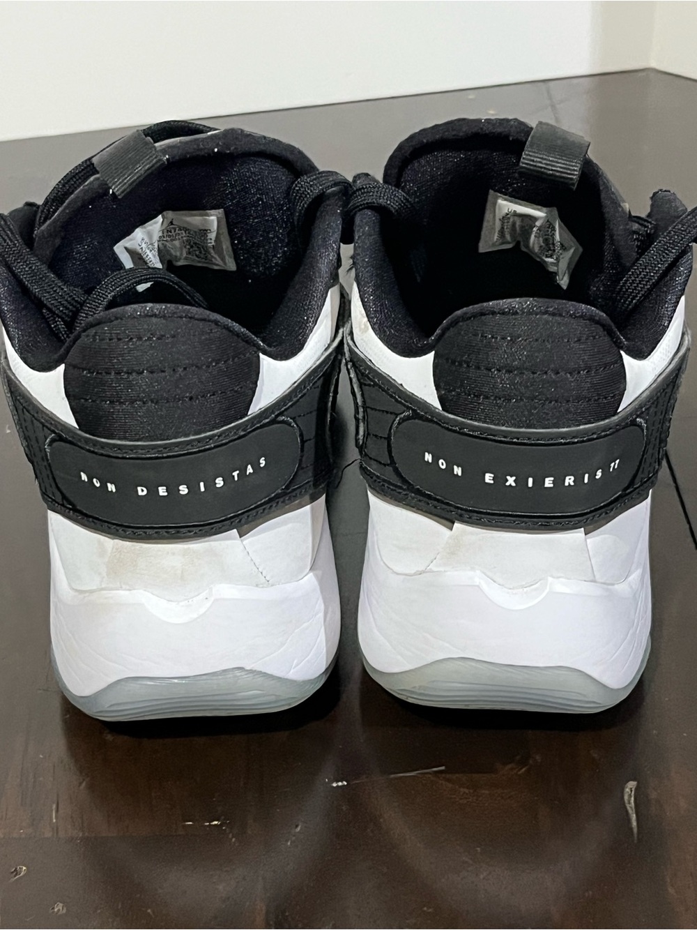 Jordan Luka 2 TB Basketball Sneakers in Black White Orca, Sz 7.5 - Picture 4 of 9